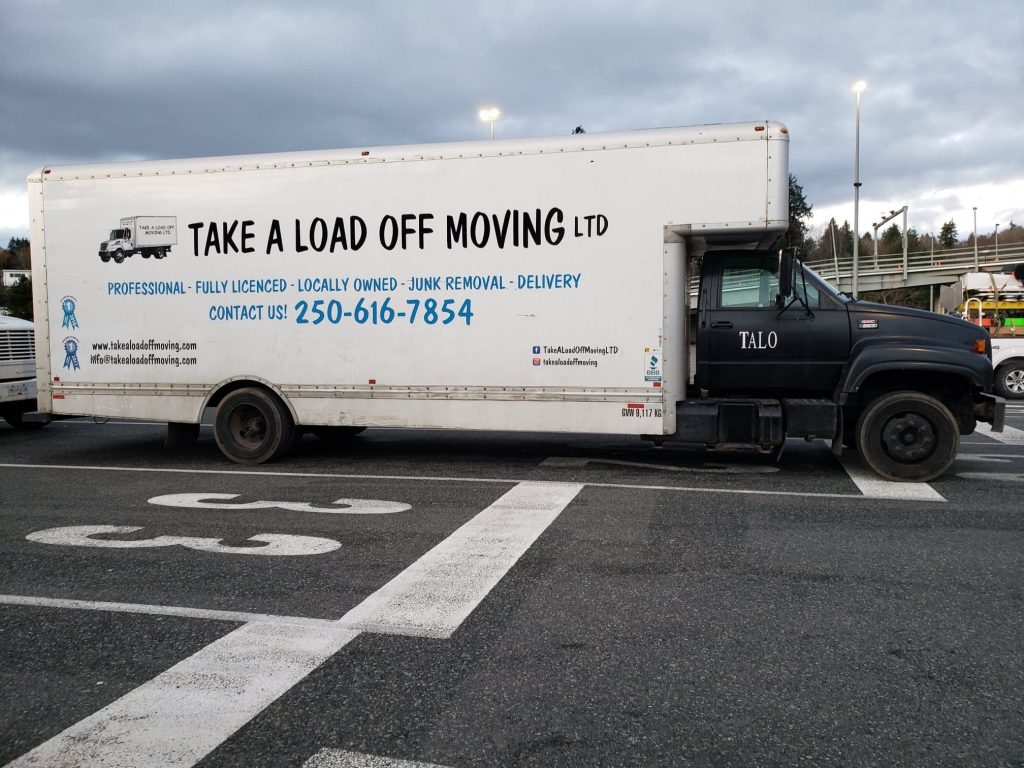 Take a load off moving truck